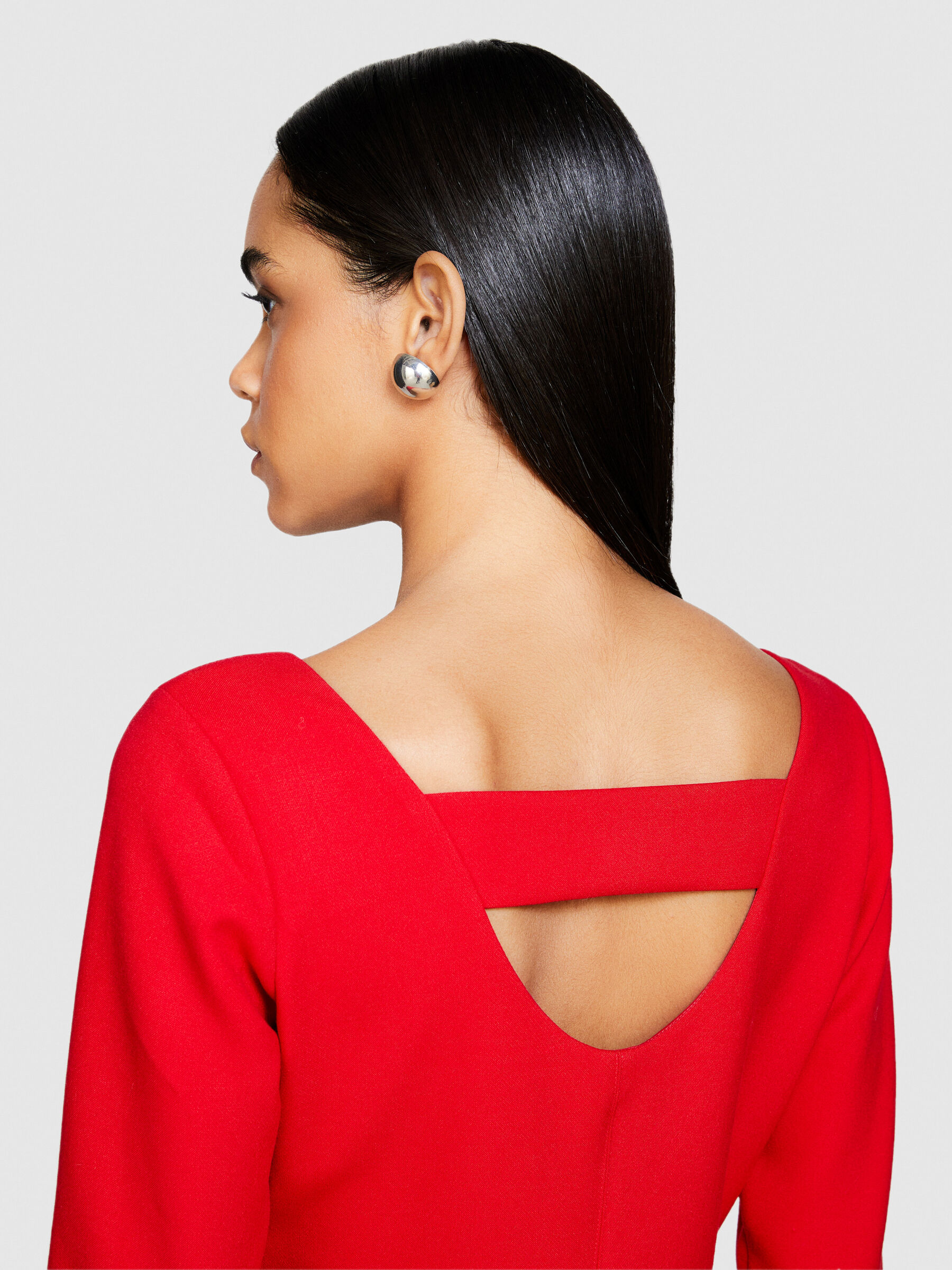Sisley vestito rosso sales