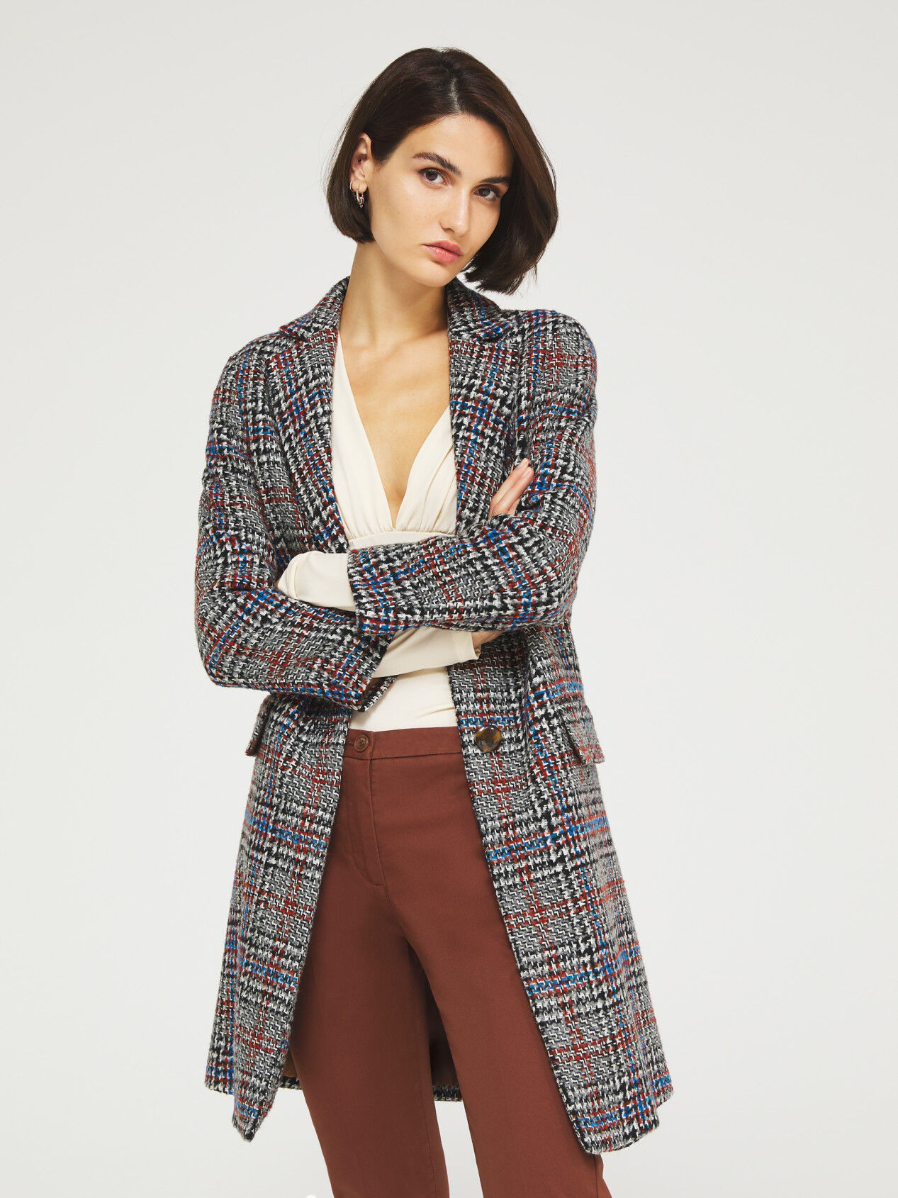 Cappotto A Quadri