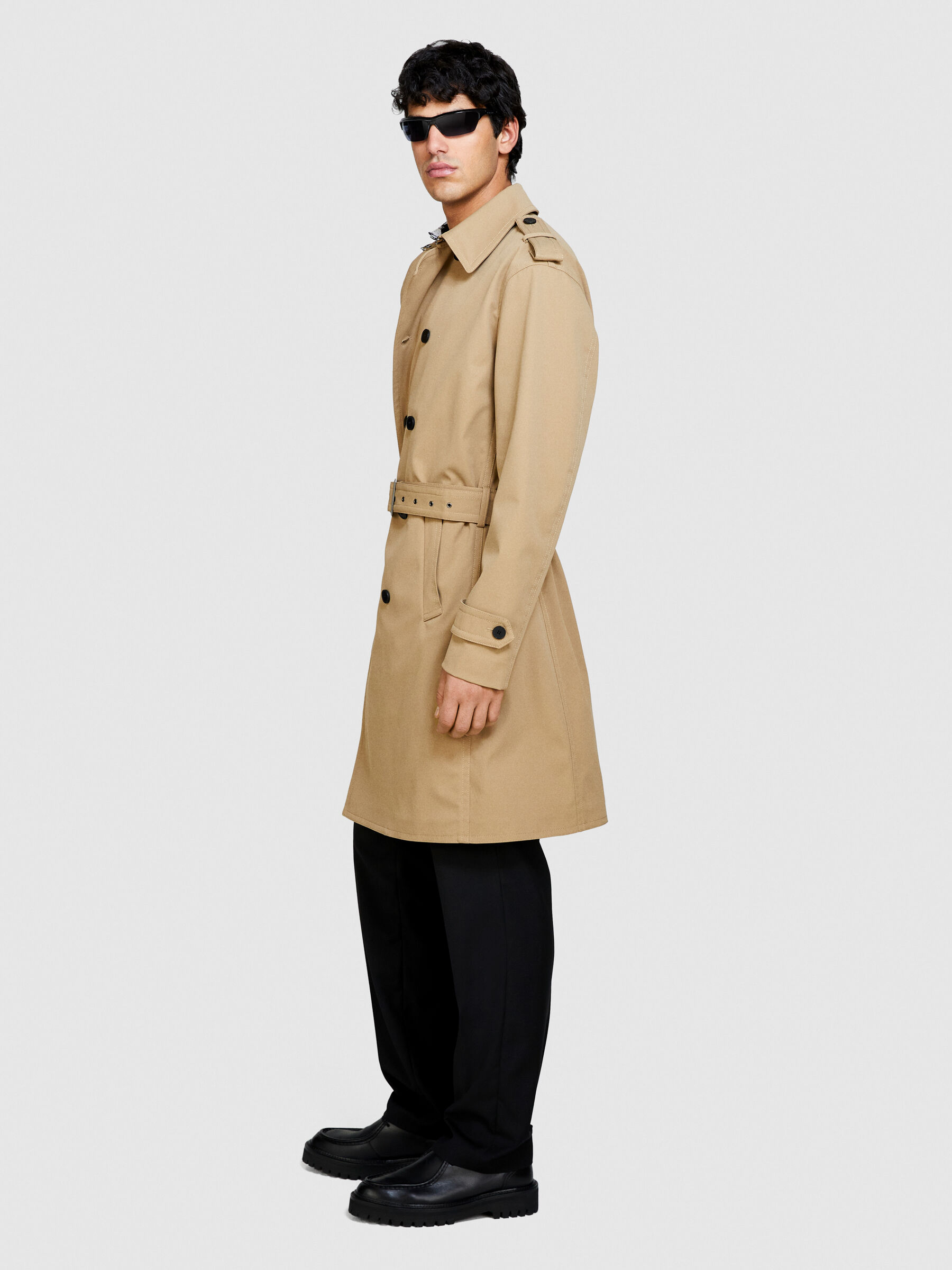Trench sisley on sale uomo
