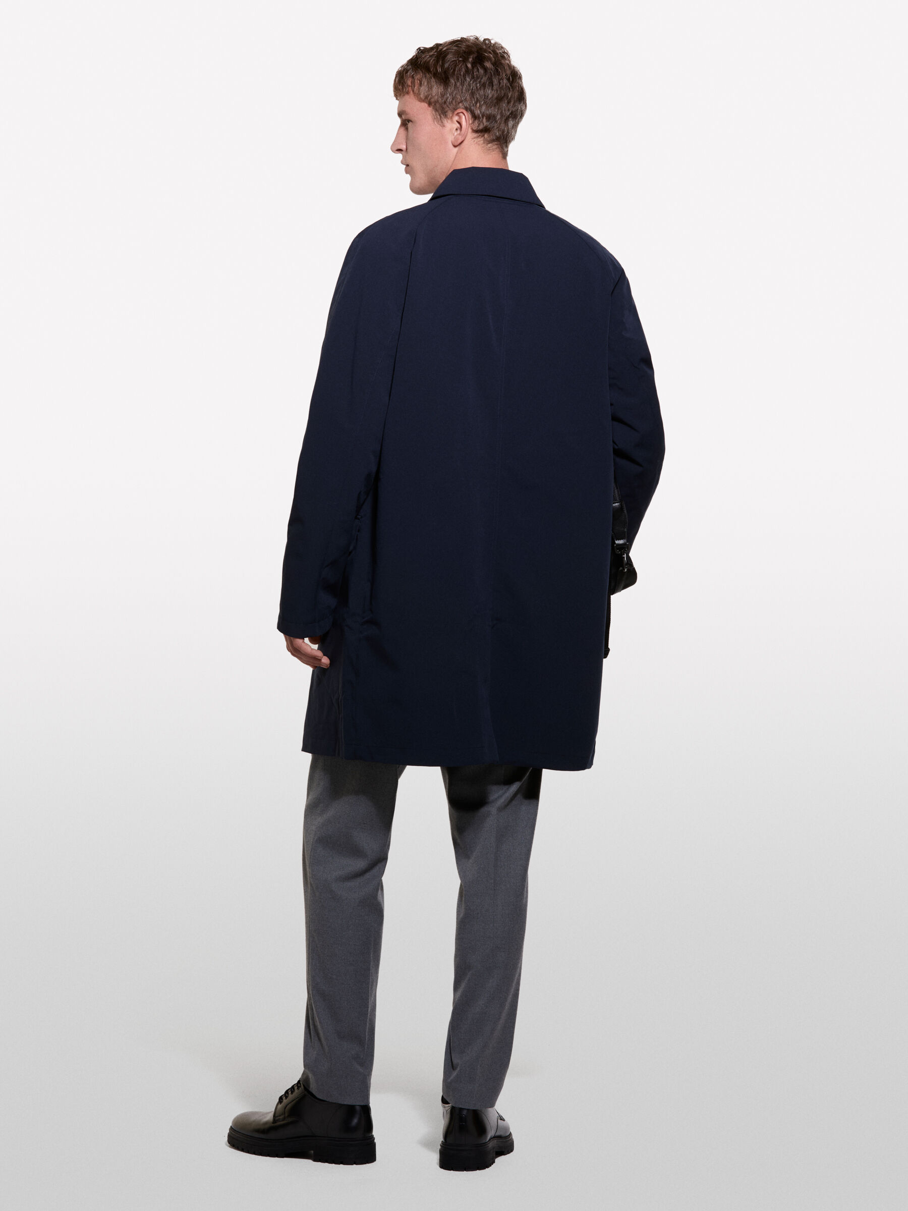 Trench imbottito Blu Scuro Sisley