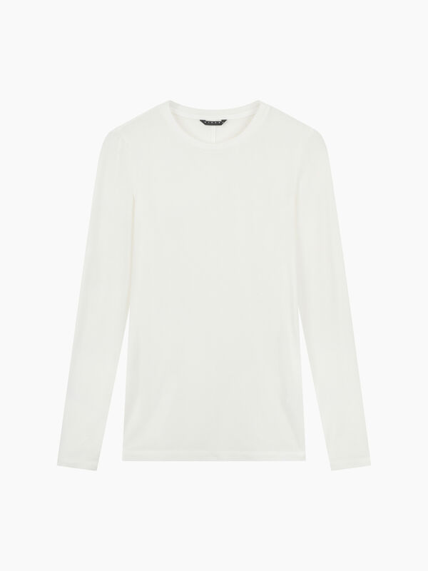 T-shirt girocollo aderente - sisley k  t shirt manica lunga | Sisley K