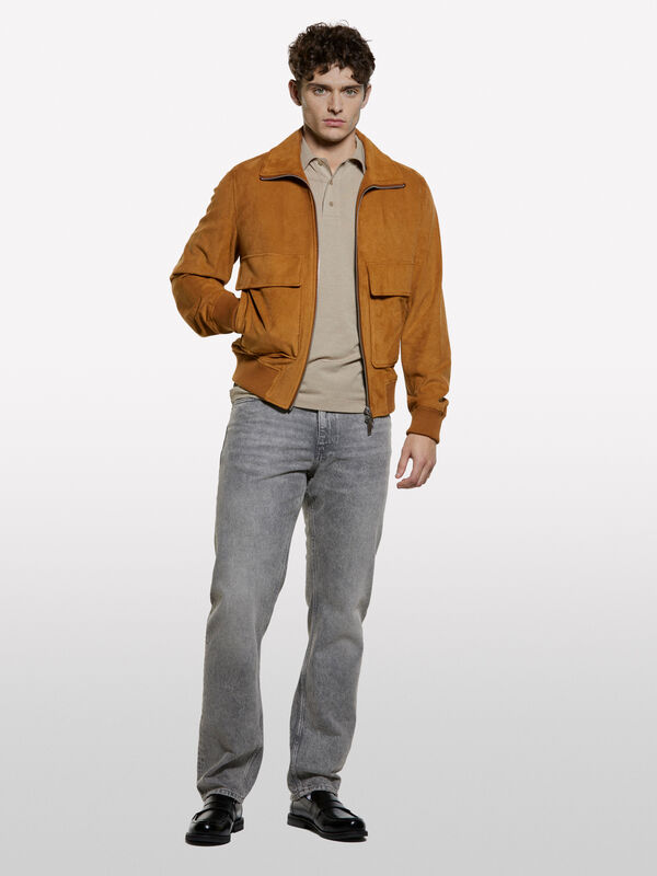 Polo slim fit cammello - polo da uomo | Sisley