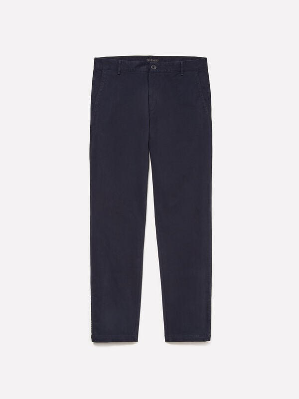 Pantaloni chino blu scuro - pantaloni chino da uomo | Sisley