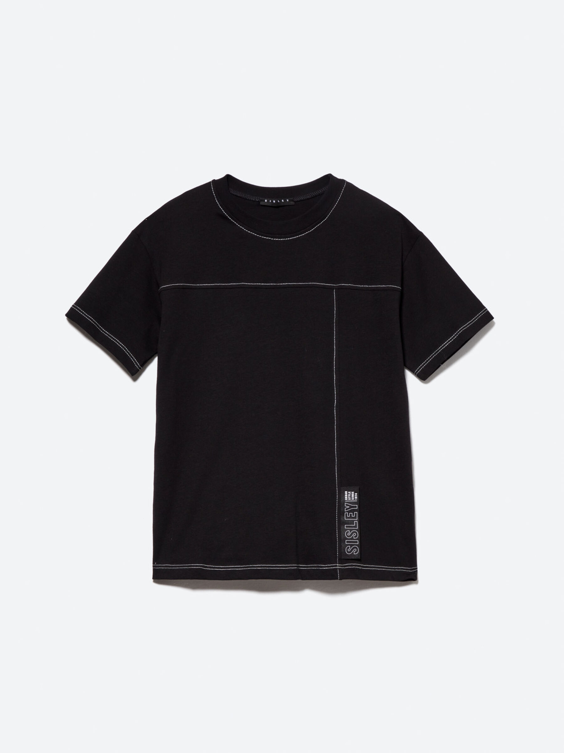 T-shirt con etichetta logata Bambino image number null