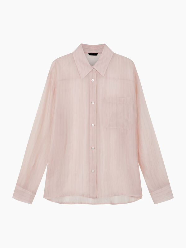 Camicia rosa semi trasparente - sisley k camicie | Sisley K