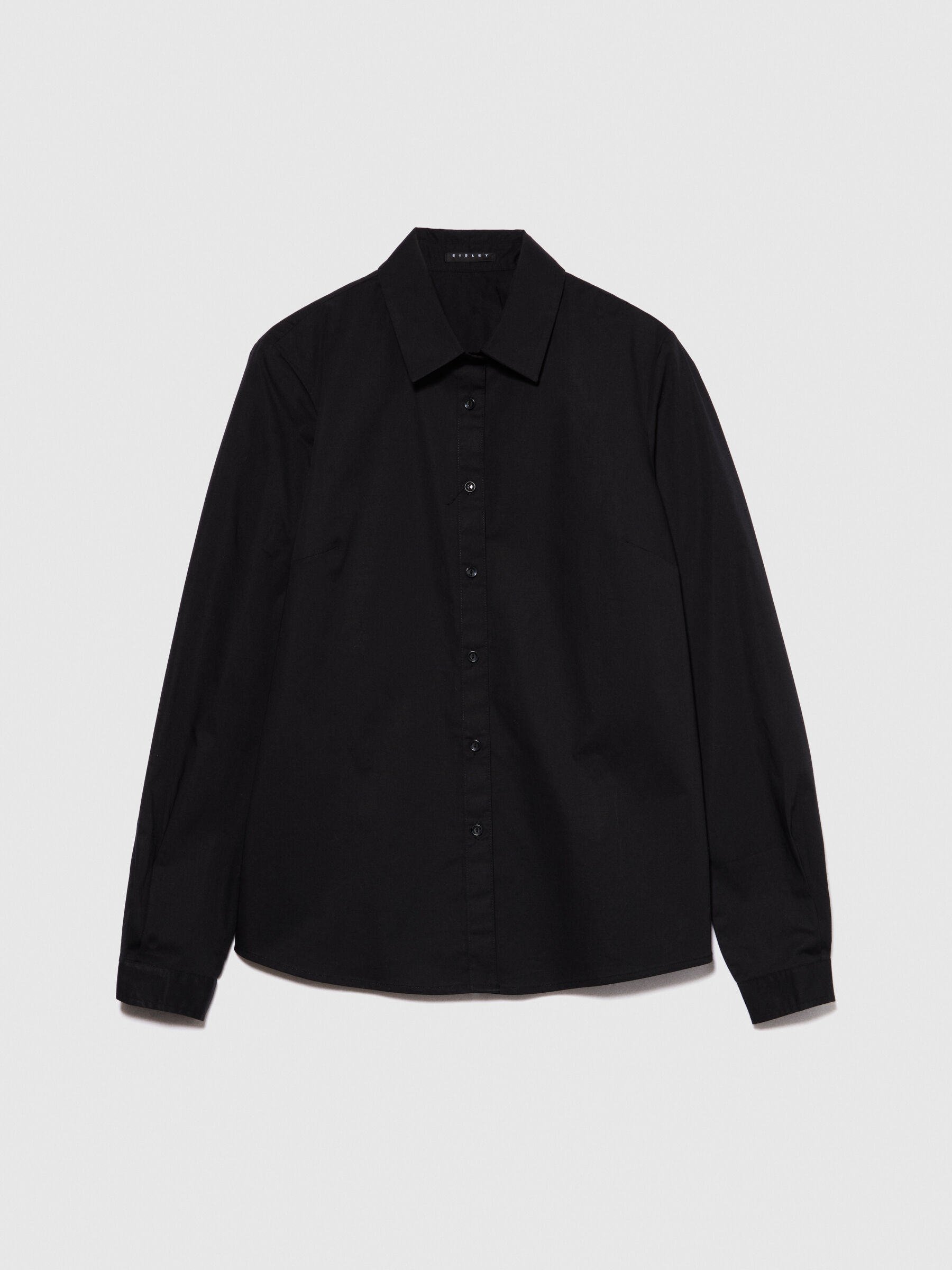 Camicia slim fit Nero Donna Sisley