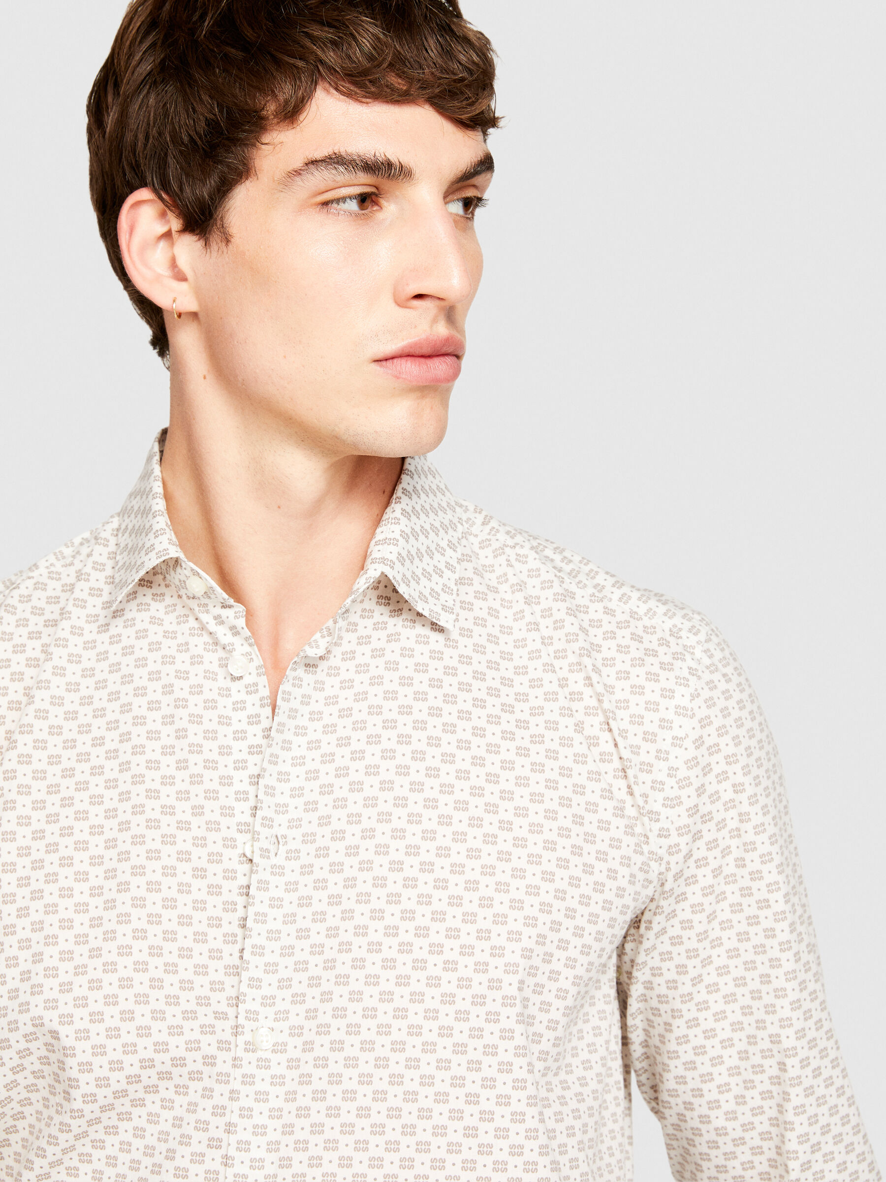 Camicia best sale stampata uomo