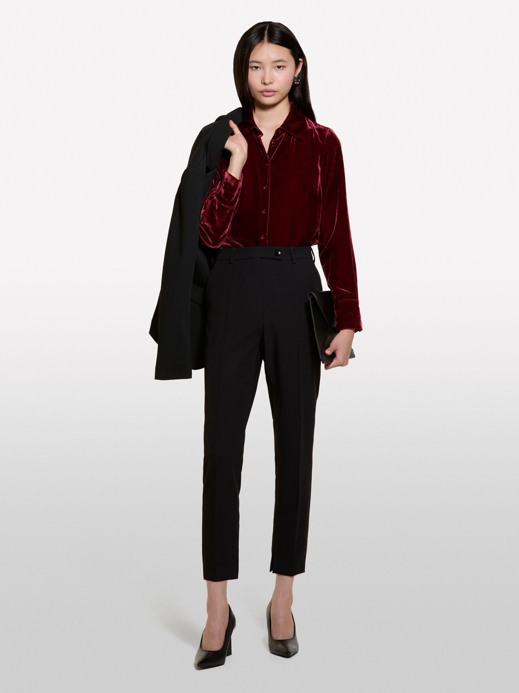 Pantaloni slim fit donna top