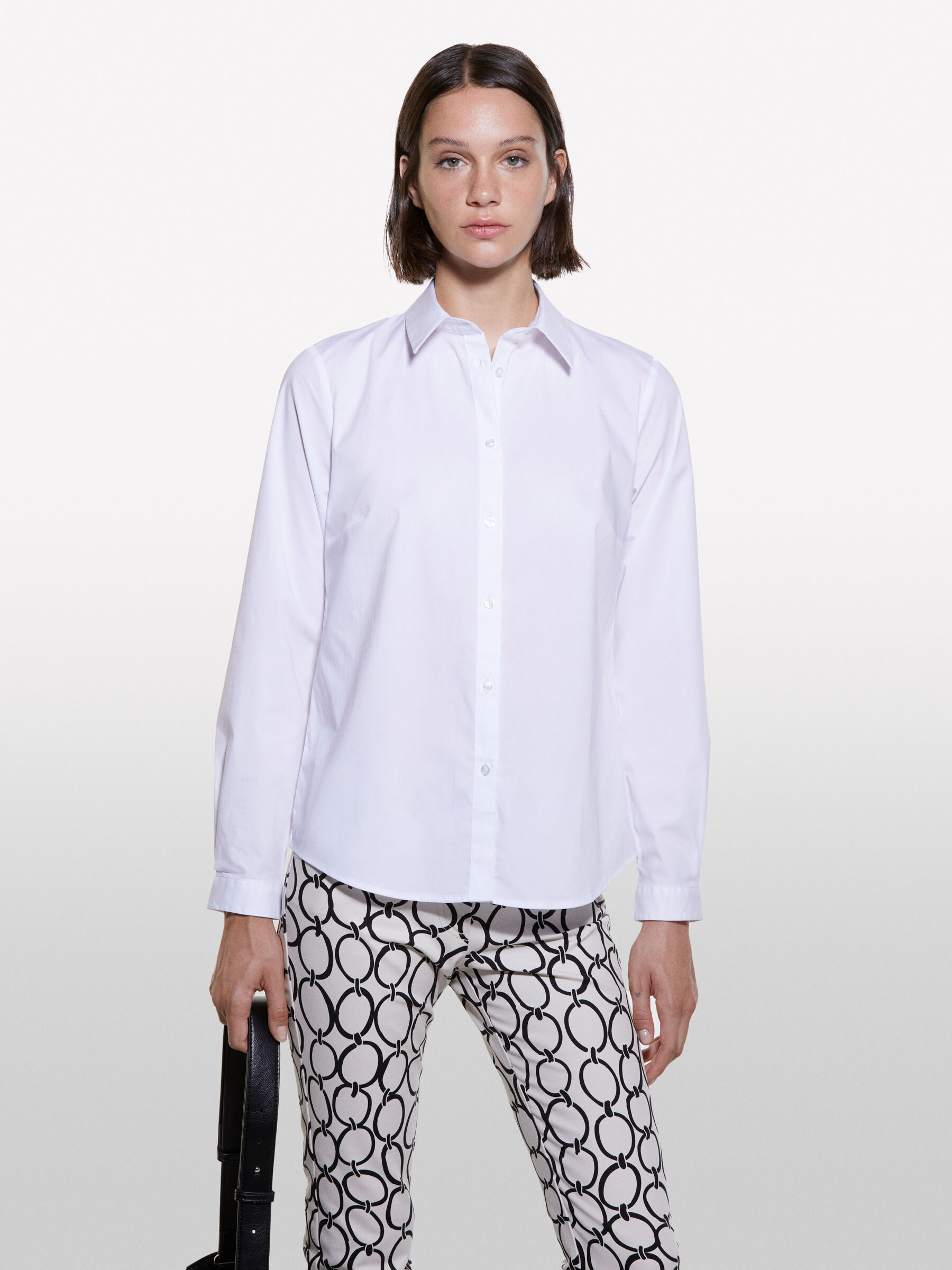 Camicia bianca sisley cheap