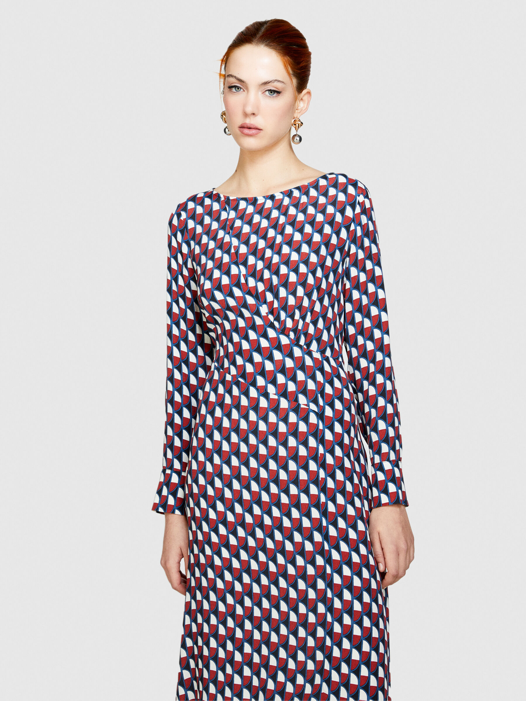 Sisley vestito on sale lungo