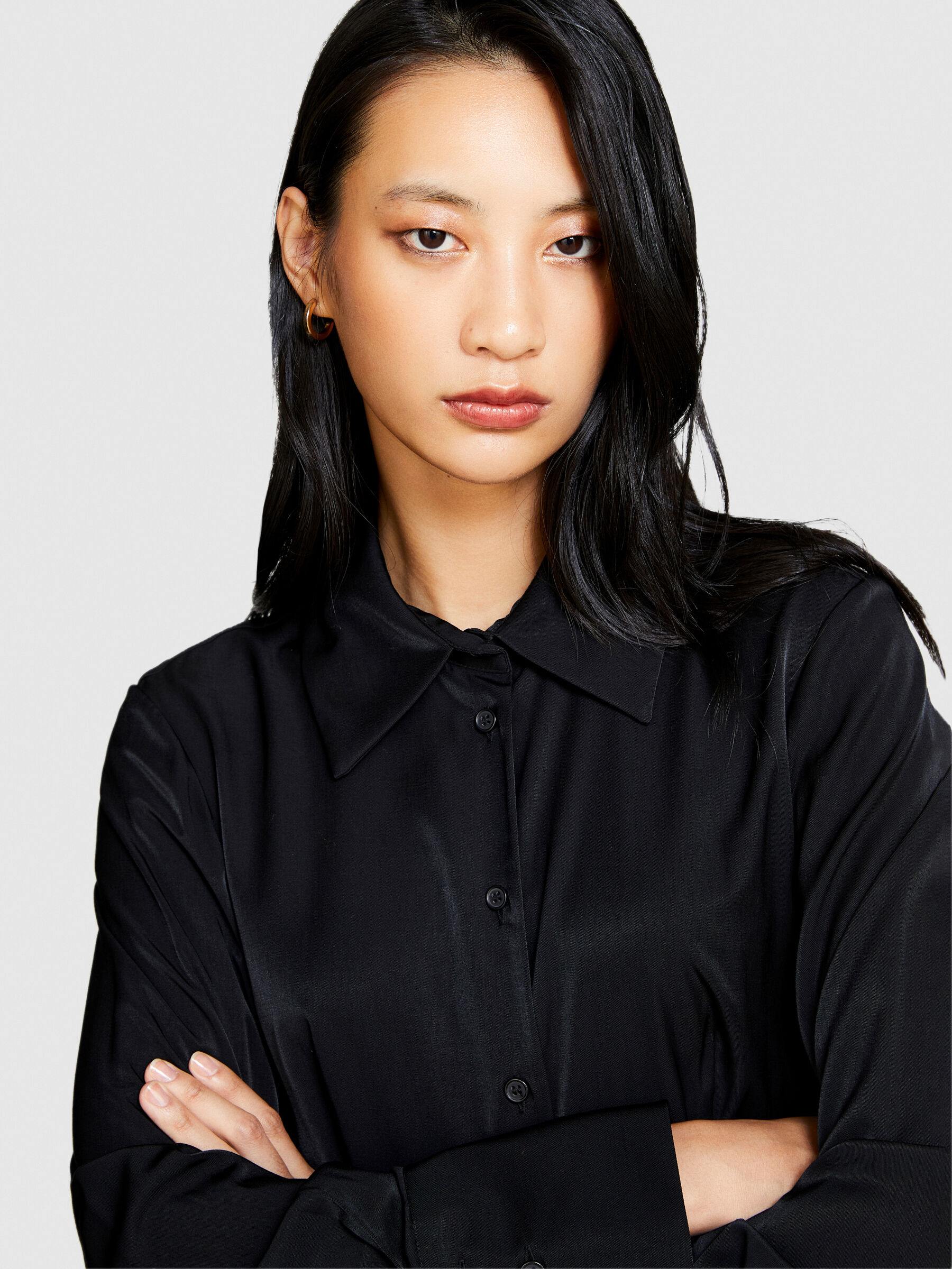 Camicia sisley slim outlet fit