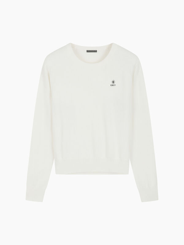 Maglia girocollo con ricamo - sisley k maglie girocollo | Sisley K