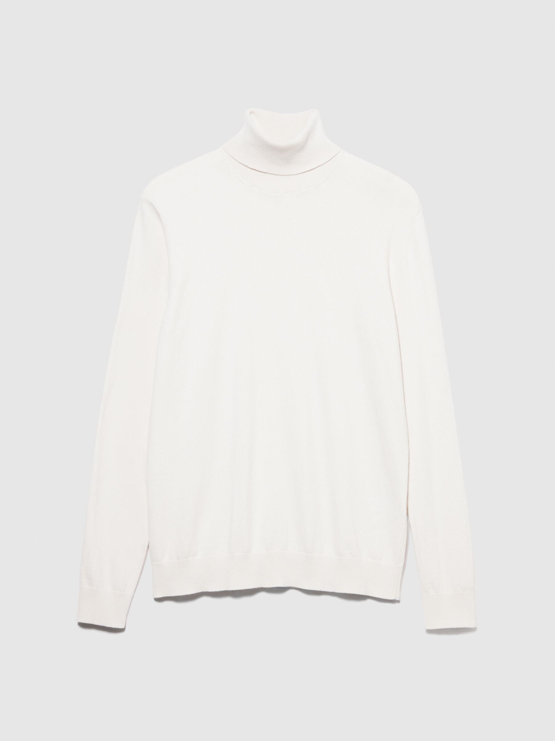 Maglia collo alto uomo bianca outlet