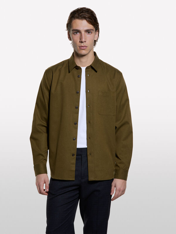 Camicia con tasca - camicie regular da uomo | Sisley