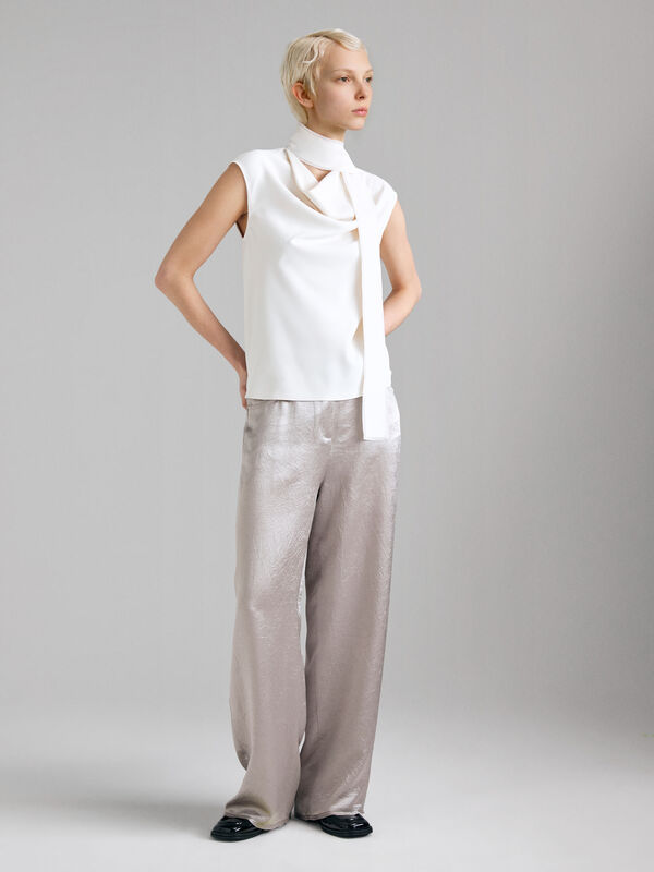 Top con sciarpina - top da donna | Sisley