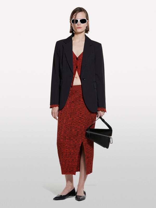 Blazer regular fit nera - blazer da donna | Sisley