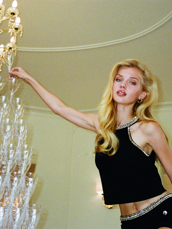 Top con applicazione gioiello - top da donna | Sisley