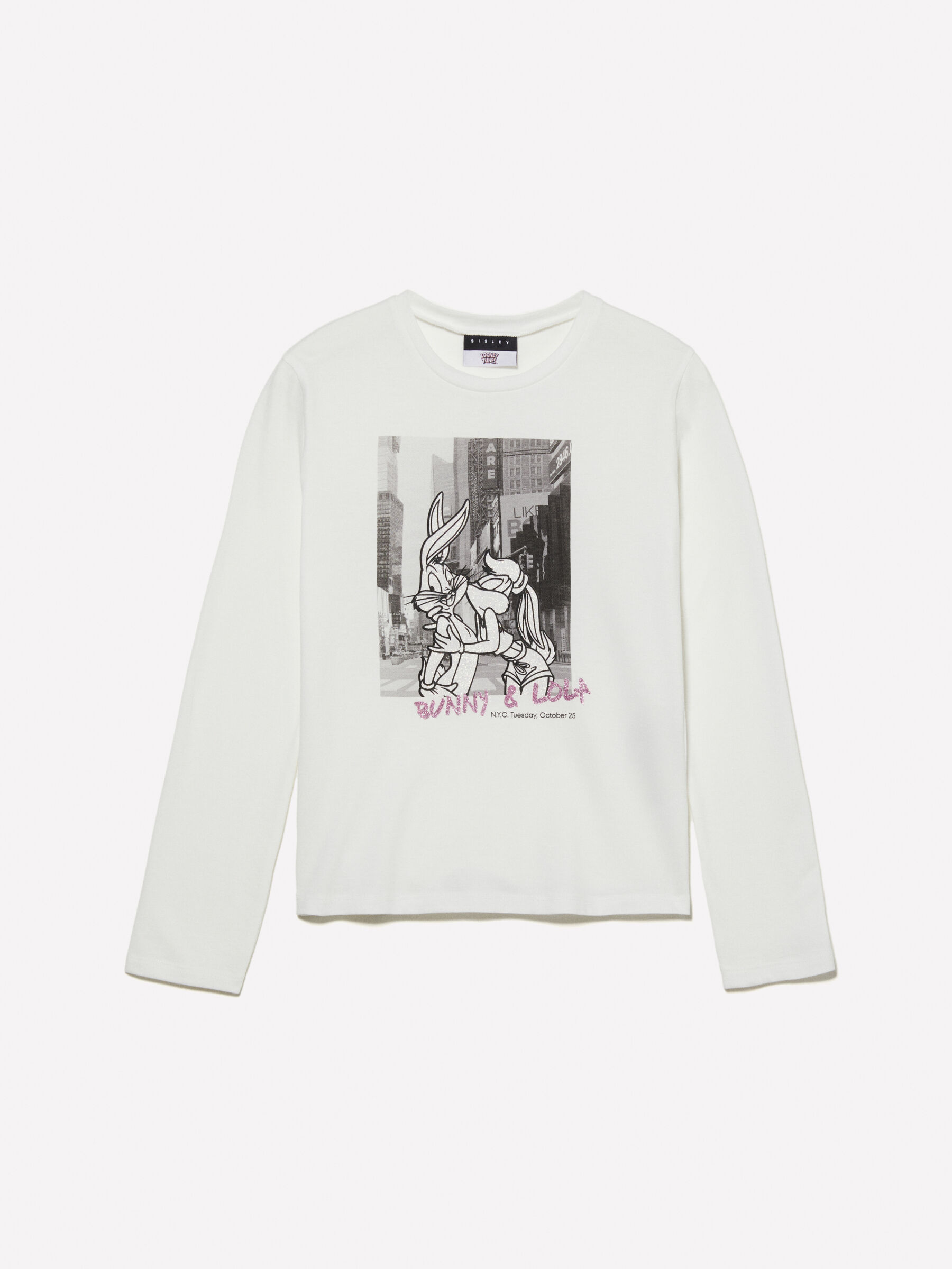 T shirt Manica Lunga Bambina e Ragazza Sisley