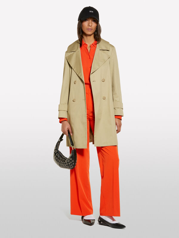 Trench verde militare - trench e impermeabili da donna | Sisley