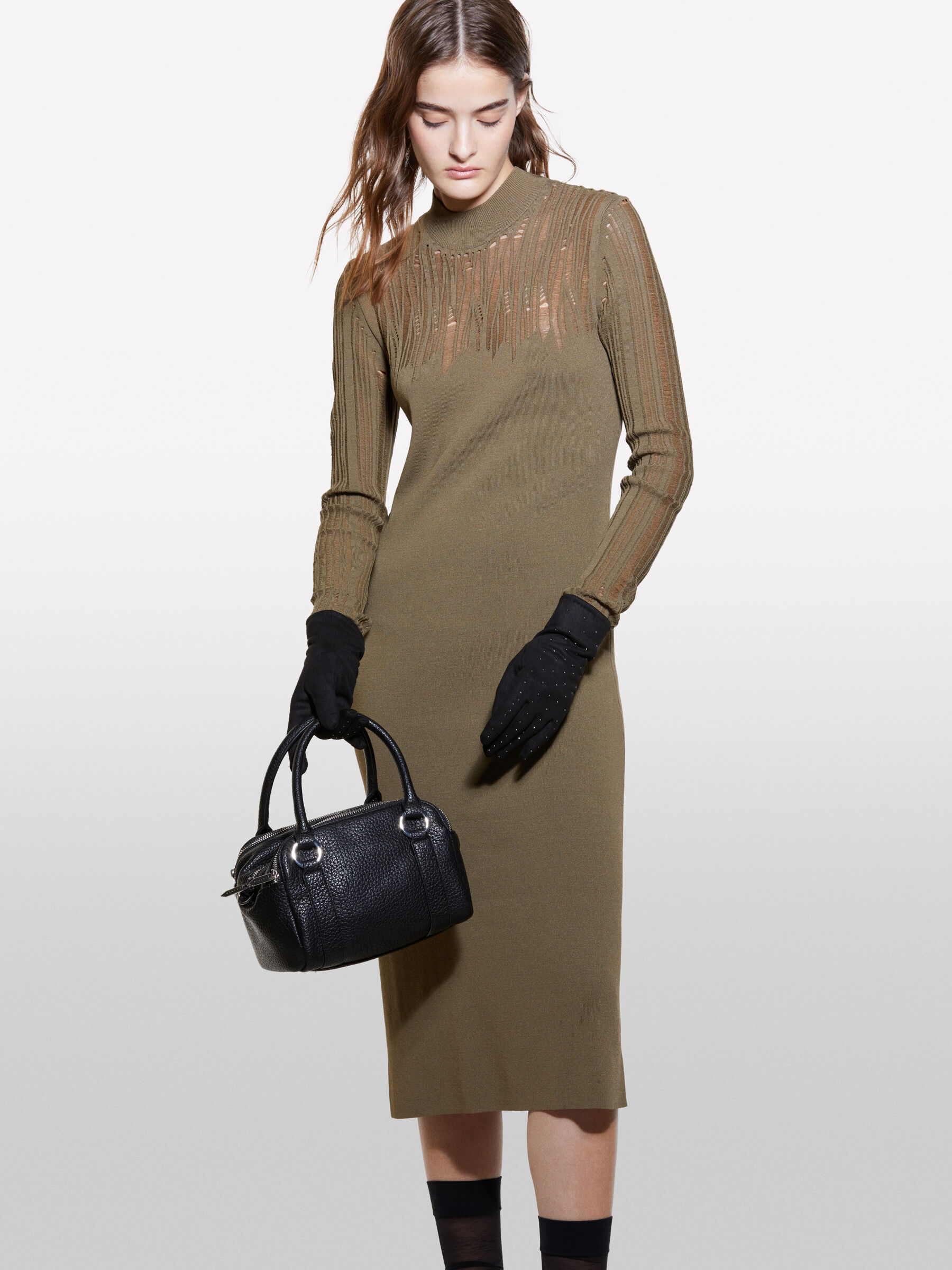 Vestito lungo sisley cheap