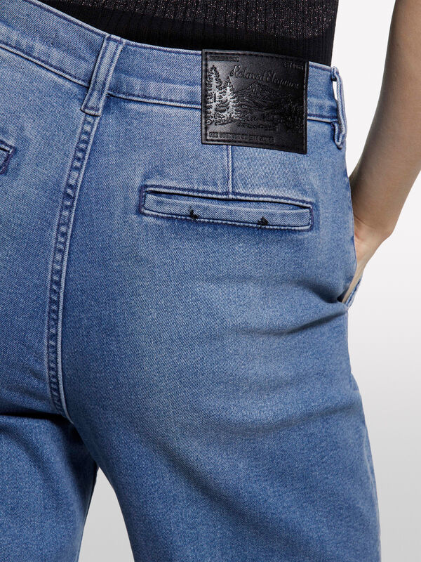 Jeans Style 71 chino slim fit blu - jeans slim fit da donna | Sisley