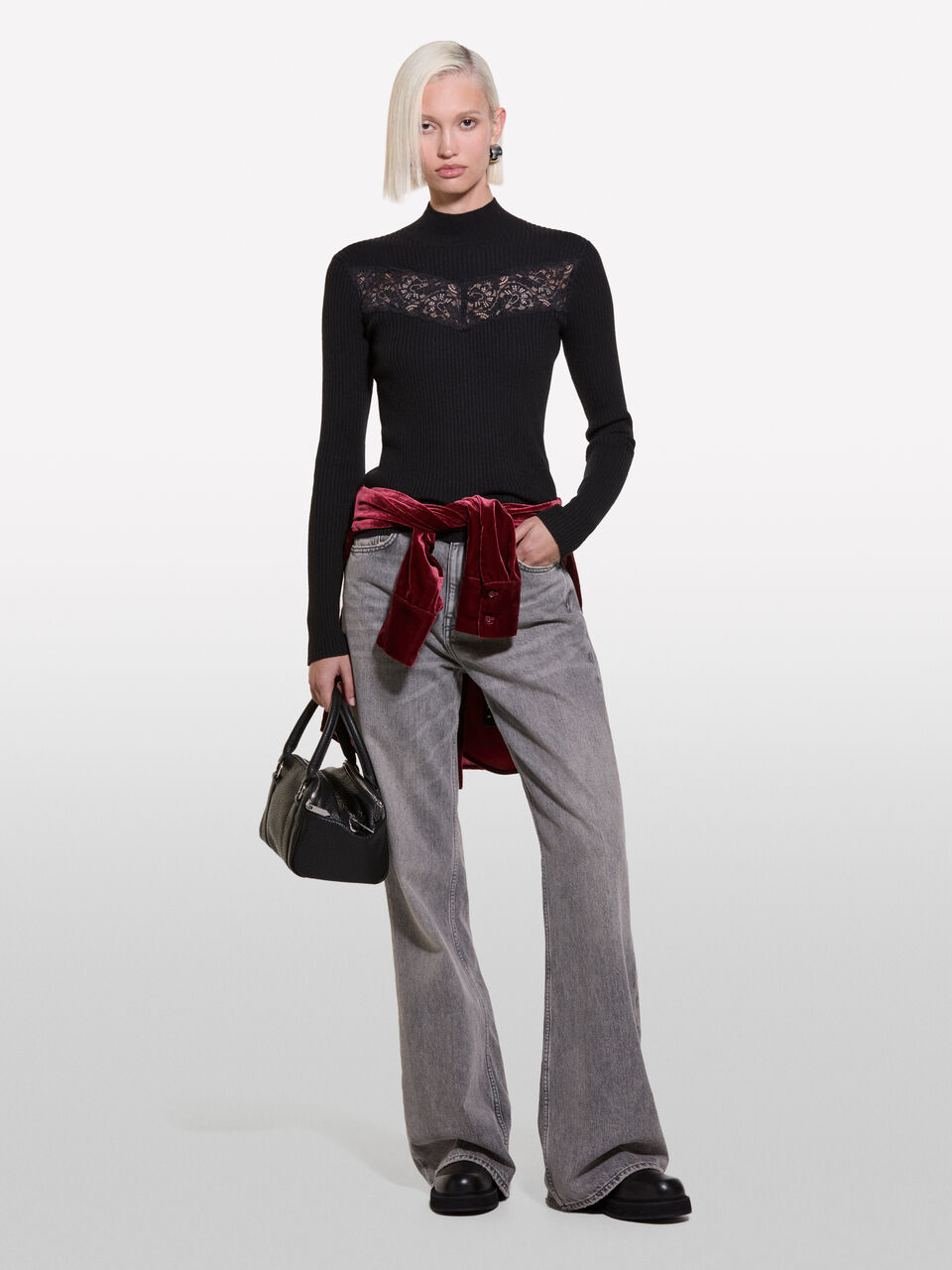 MAGLIA LUPETTO M/L Donna image number null