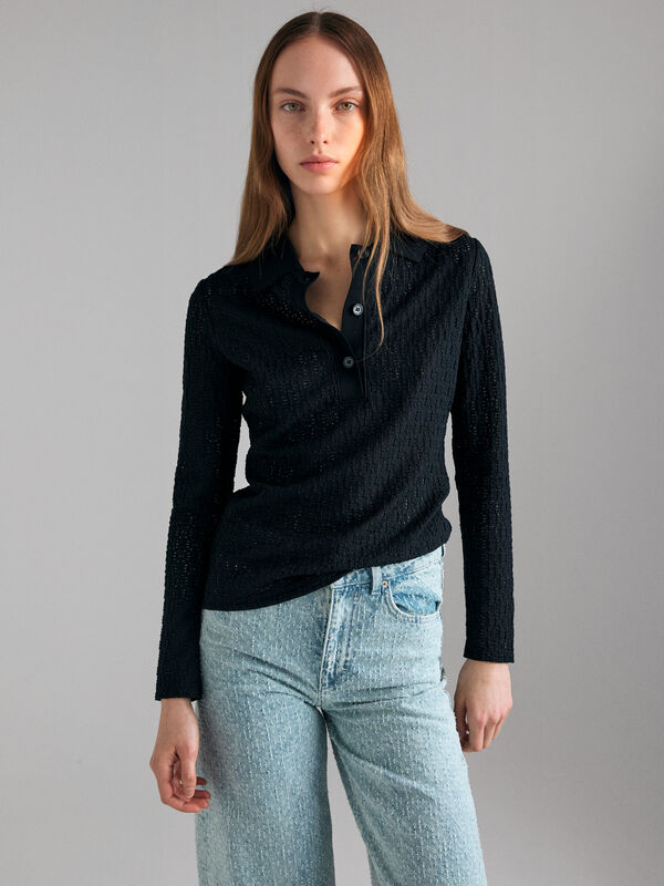 Polo traforata - camicie da donna | Sisley