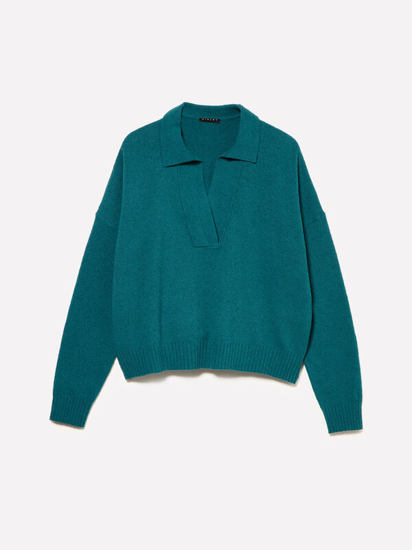 Polo in maglia - maglie scollo a v da donna | Sisley