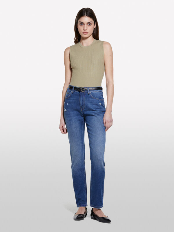 Jeans Style 70 slim fit blu - jeans slim fit da donna | Sisley