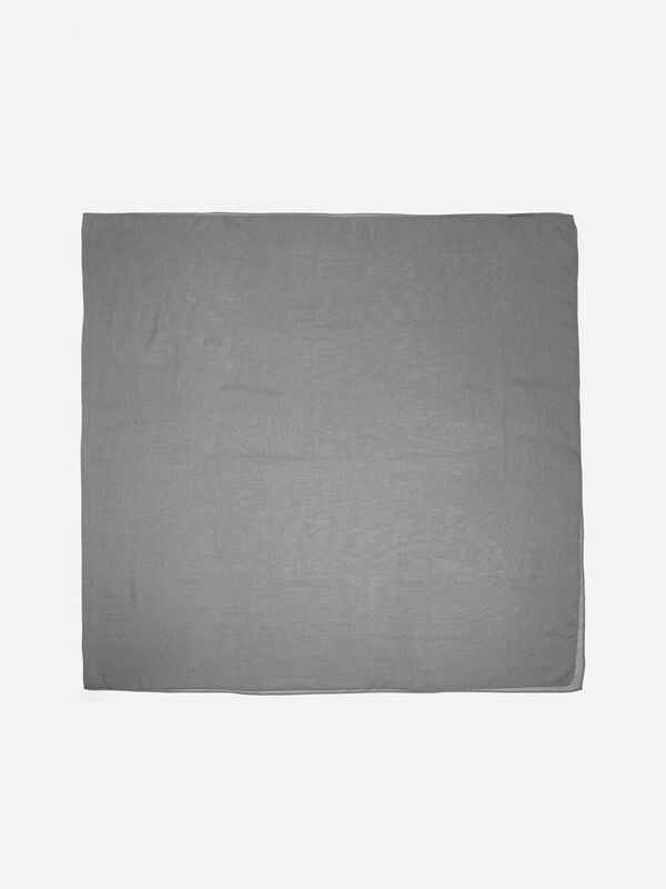 Stola blu scuro in misto seta - sciarpe e foulard da donna | Sisley