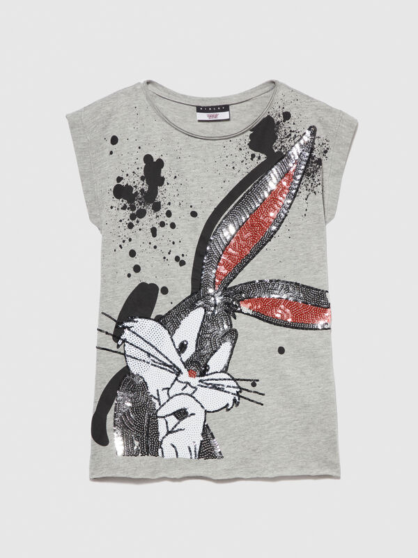 T-shirt over con paillettes ©Looney Tunes Bambina