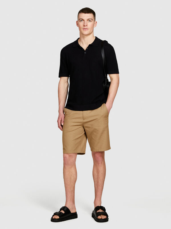 Bermuda slim comfort fit - pantaloni shorts da uomo | Sisley