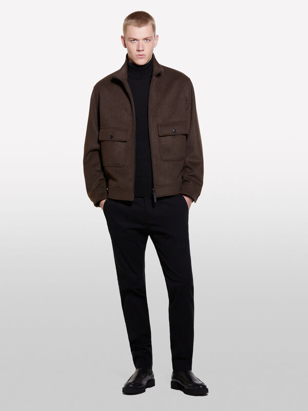 Pantaloni chino neri - pantaloni chino da uomo | Sisley