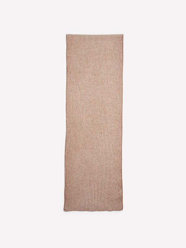 Sciarpa marrone in maglia - sciarpe e foulard da donna | Sisley