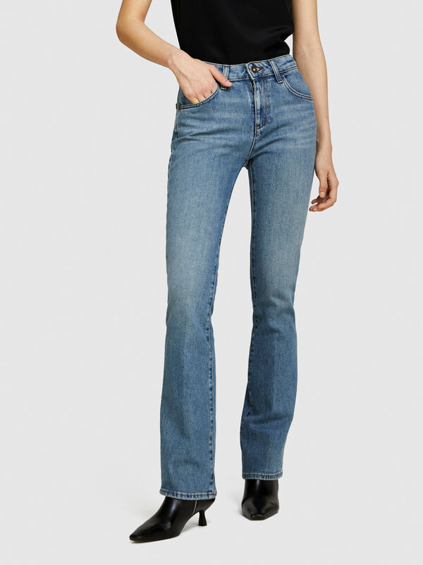 Jeans Cannes flare fit - jeans bootcut e flare da donna | Sisley
