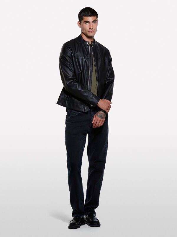 Jeans Style 75 regular fit nero - jeans regular da uomo | Sisley