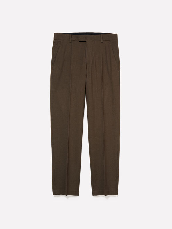 Chino formali slim comfort fit - pantaloni chino da uomo | Sisley