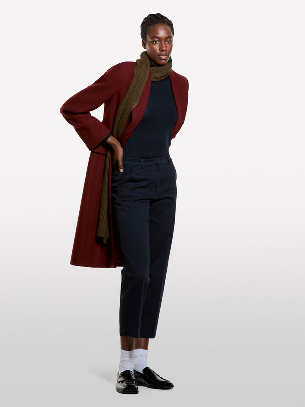 Maglia dolcevita blu scuro in misto lana - Shop all | Sisley