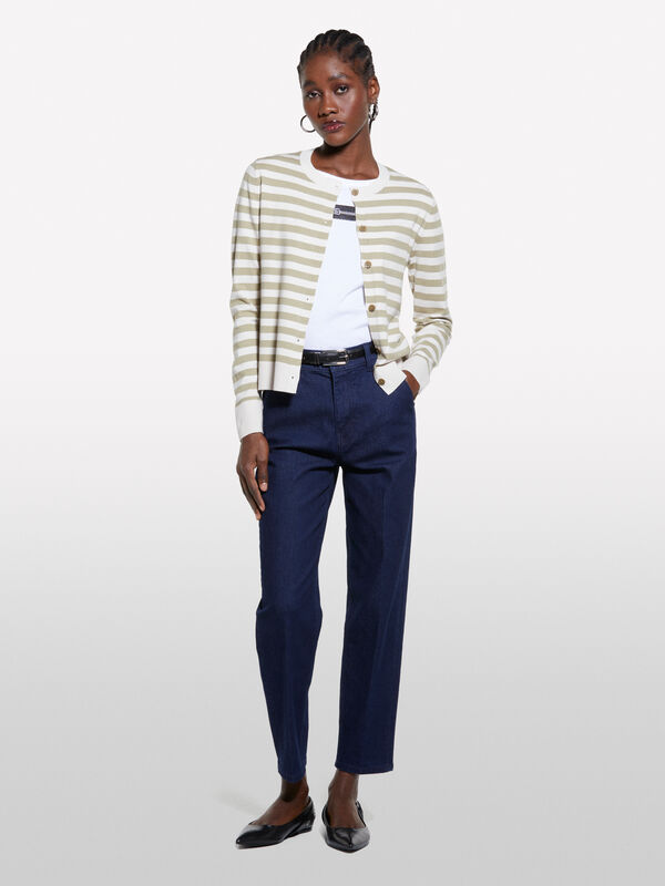 Jeans Style 71 chino slim fit blu scuro - jeans slim fit da donna | Sisley