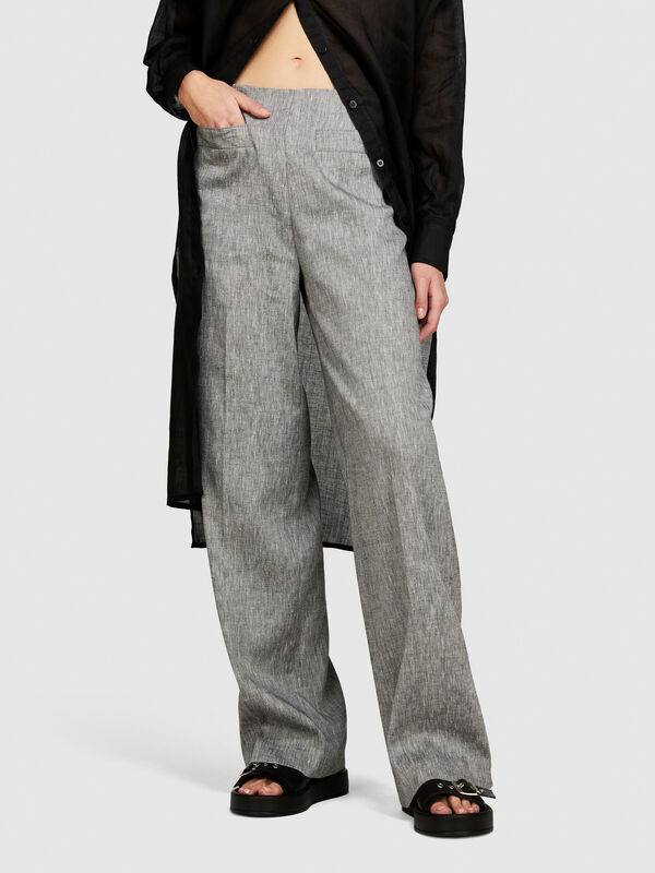 Pantaloni flare fit - pantaloni flare da donna | Sisley