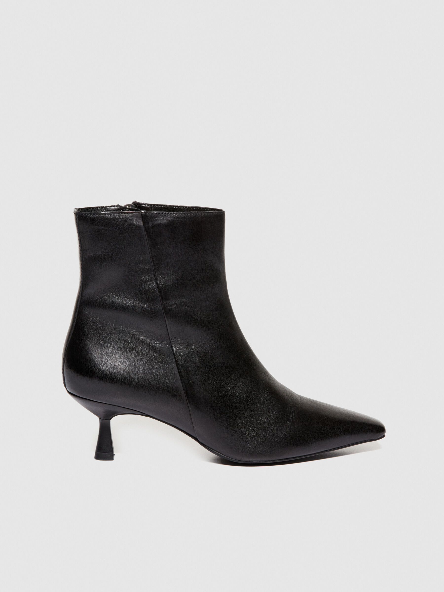 Tronchetti in pelle Nero Donna Sisley