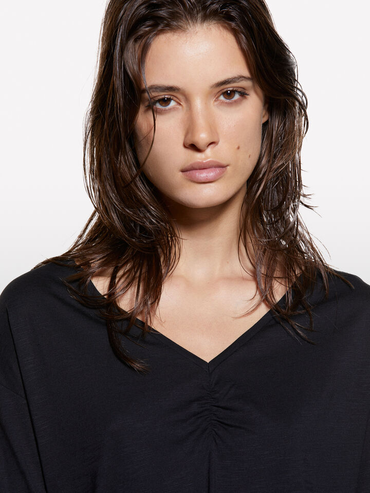 T-SHIRT SCOLLO 'V' Donna