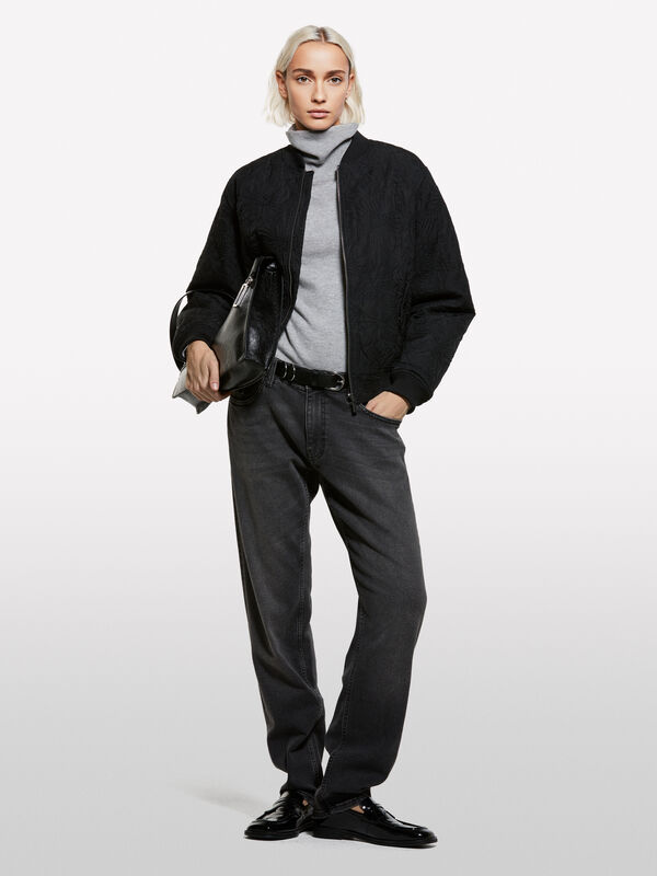 Bomber imbottito ricamato - giacche e giubbotti da donna | Sisley