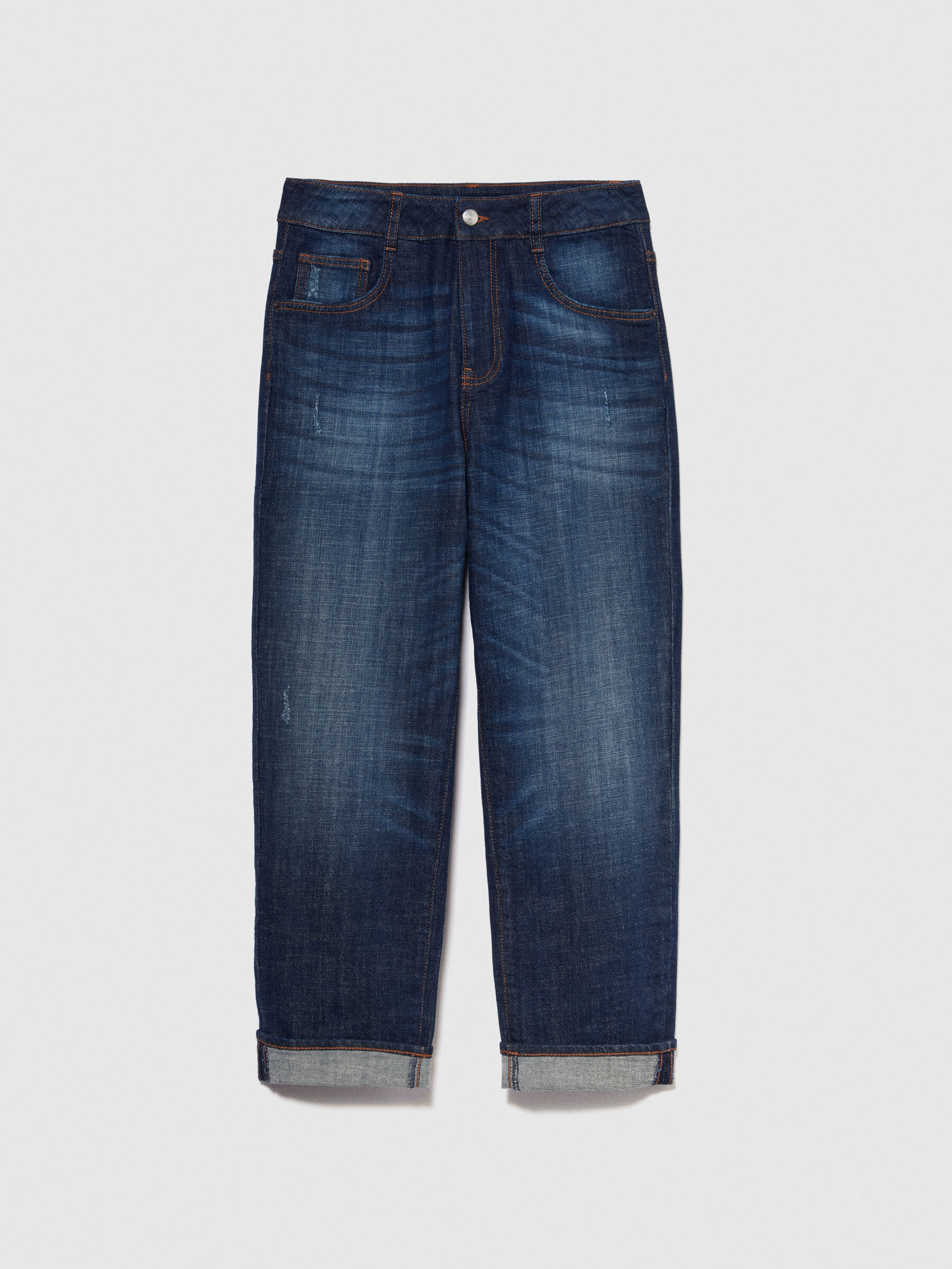 Jeans risvolto discount