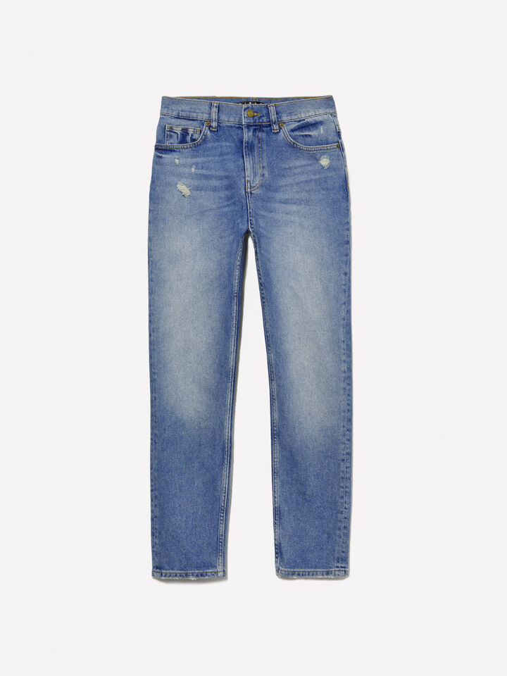 Jeans Style 70 slim fit bianco, Blu Sisley