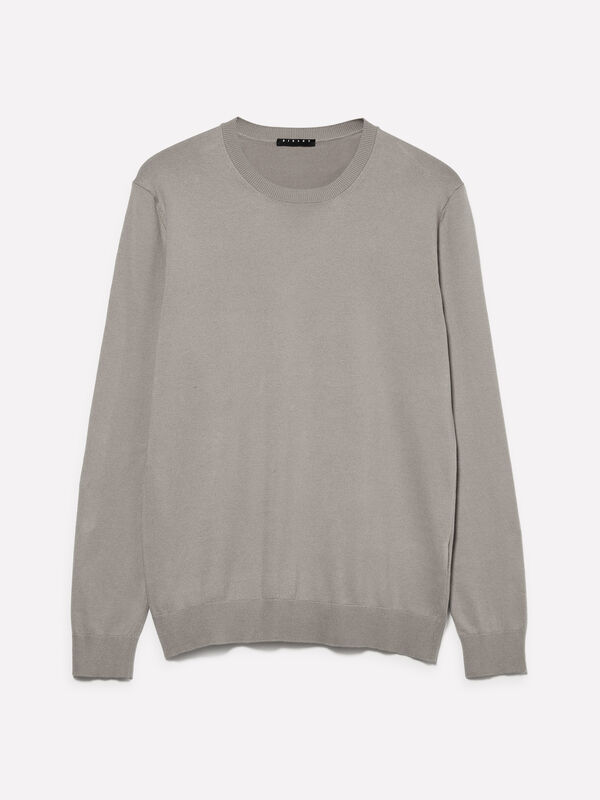 Maglia girocollo grigia - maglie girocollo da uomo | Sisley