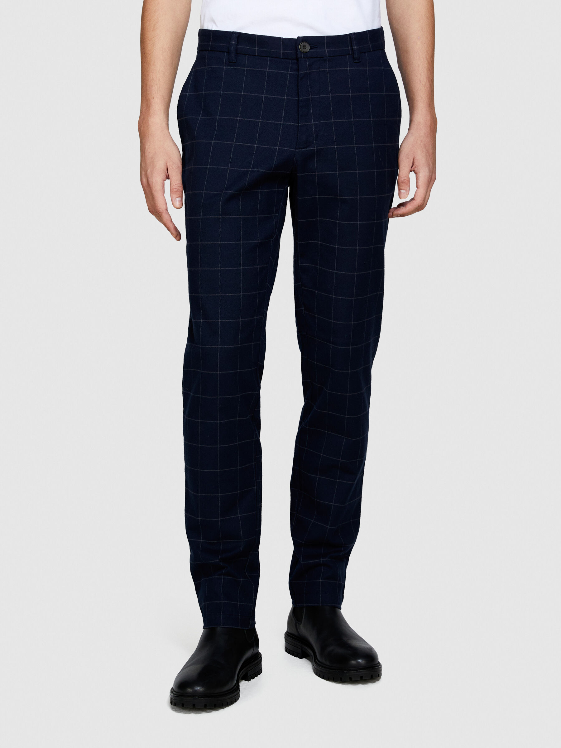 Pantaloni slim fit Blu Scuro Uomo Sisley