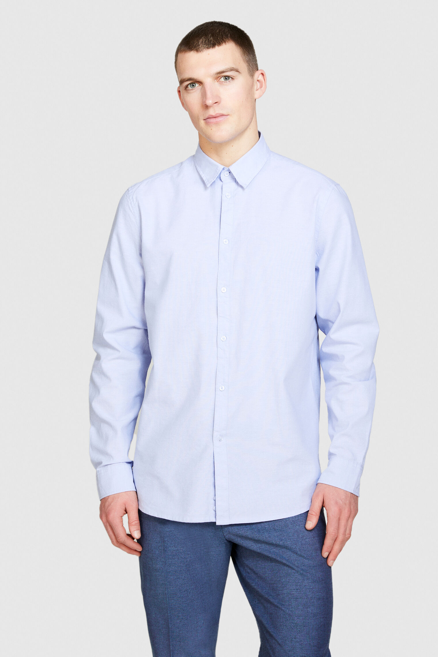 Izod Camicie Grandi E Alte A Quadri Elasticizzati Vestibilità Alta Elegante Uomo - Foto 6