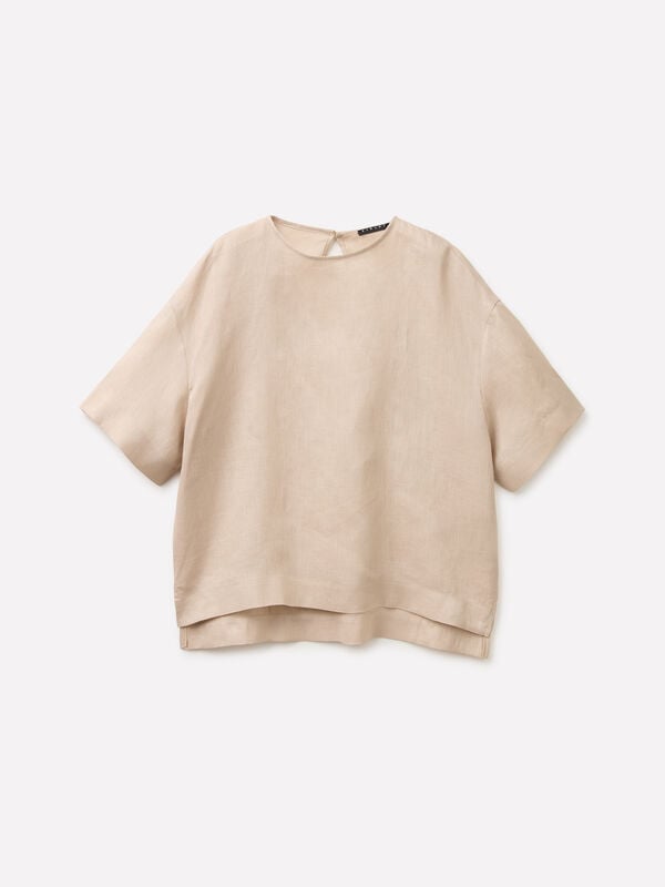 Blusa in puro lino - bluse da donna | Sisley