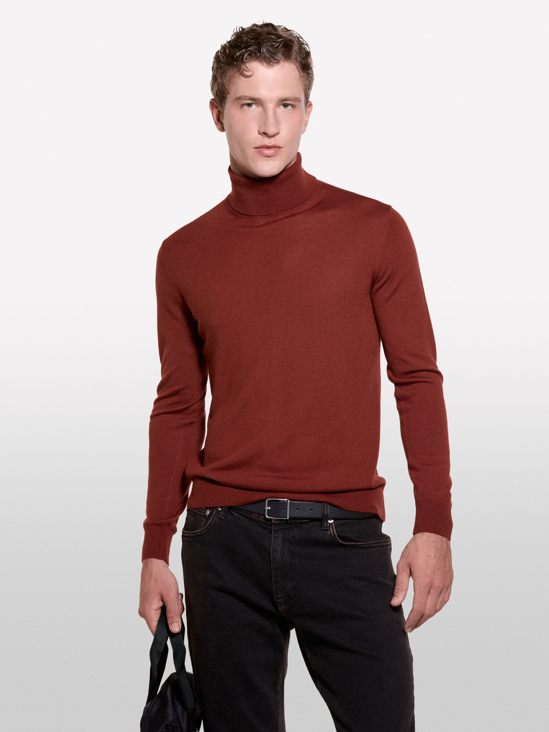 Maglia bordeaux uomo clearance